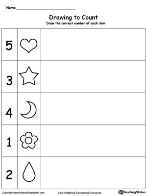 *FREE* Trace and Drawing Shapes to Number | MyTeachingStation.com