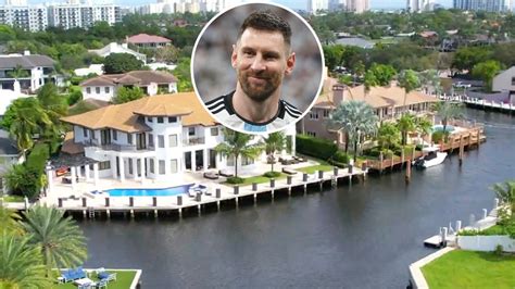 Lionel Messi Has Scored a Waterfront South Florida House