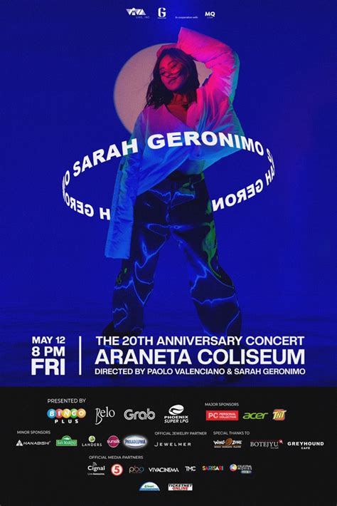 VIVA LIVE, G PRODUCTIONS, AND MQUEST VENTURES STAGE SARAH GERONIMO’S ...