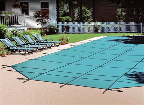 Solid & Mesh Winter Safety Pool Covers - Latham Pools - CA