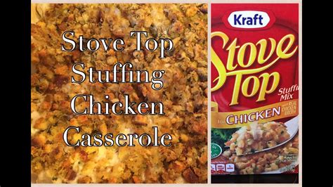 kraft chicken casserole with stove top stuffing