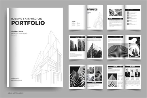 Architecture Portfolio Template Graphic by Pixeness Digital · Creative ...