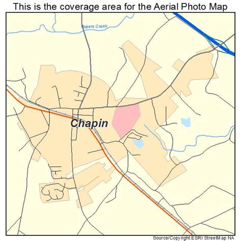 Aerial Photography Map of Chapin, SC South Carolina