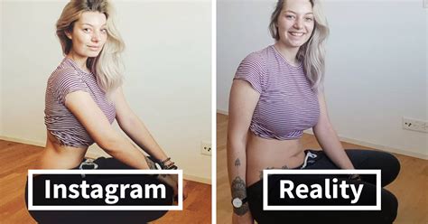 Girl Shows Instagram Vs. Reality In 20 Pics | Bored Panda