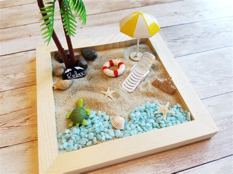 Zen Garden Kit DIY Zen Beach Zen Garden Anxiety Stress - Etsy