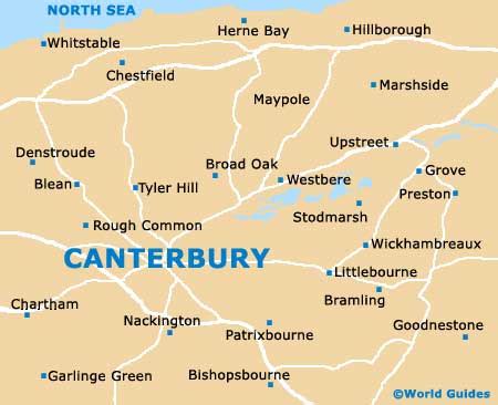 Canterbury Maps and Orientation: Canterbury, Kent, England