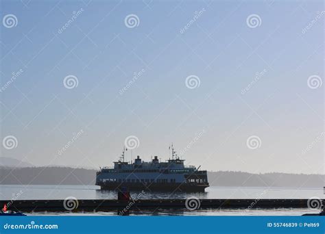 Ferry at Friday Harbor in Washington State Editorial Stock Image ...