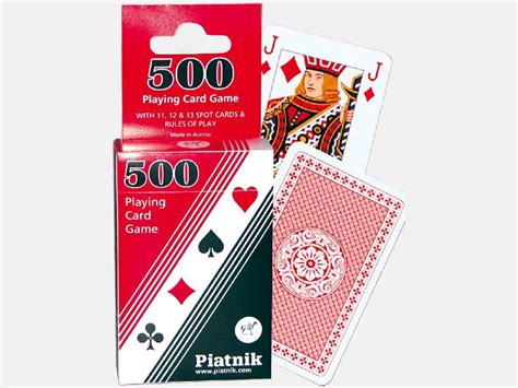 Mind Games - Piatnik 500 Playing Cards (2-6 Players)