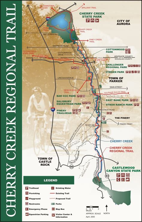 cherry creek regional trail Map • mappery