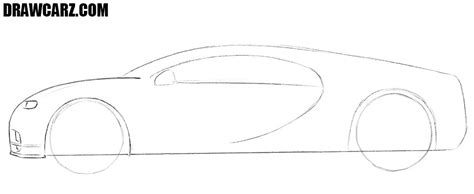 How to Draw a Bugatti Chiron