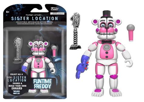 Funko Five Nights at Freddys Sister Location Funtime Freddy Action ...