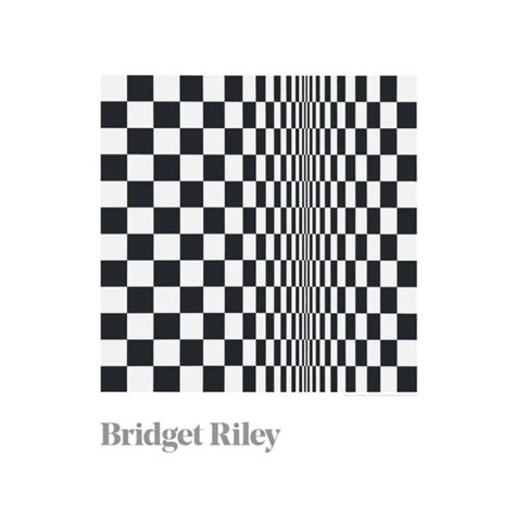 Bridget Riley Exhibition Print Poster Movement in Squares Original ...