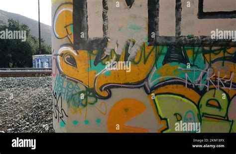 Graffiti Alleyway 1 Stock Video Footage - Alamy