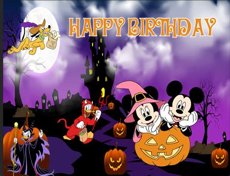 Mickey And Minnie Mouse Birthday Wallpaper