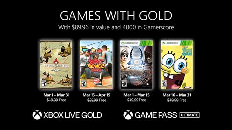 New Games with Gold for March 2022 - Xbox Wire