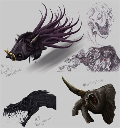 Art of Yasmin Foster: Shadow Creature Designs