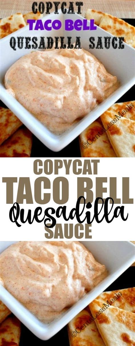 Copycat Taco Bell Quesadilla Sauce Recipe - CentsLess Meals