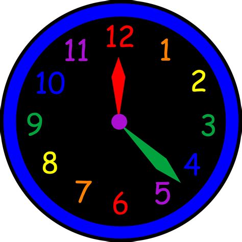 Clock Faces With Hands - ClipArt Best