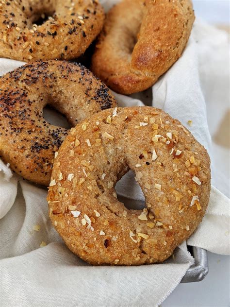 Quick & Easy 2 Ingredient Whole Wheat Bagels | Hayl's Kitchen