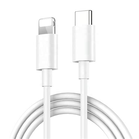 Apple 18W Type-C to Lightning Pd Fast Charging Cable & Charger Adapter ...