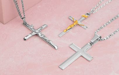 Cross Jewelry - Gold Cross Jewelry - Silver Cross Jewelry