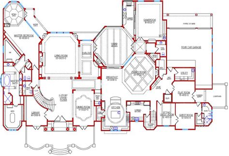 A.V.D. Mansions » A look at Mansion Floor Plans | Floor plans, Mansion ...