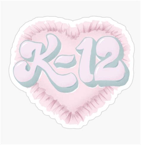 K-12 logo sticker | Melanie martinez desenhos, Adesivos sticker ...