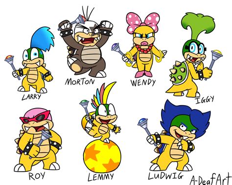 Koopalings by HandyxRussell10 on DeviantArt