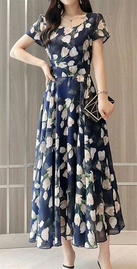 THE MOST STYLISH AND ELEGANT CHIFFON MAXI FROCK DRESS IDEAS NEW FASHION ...