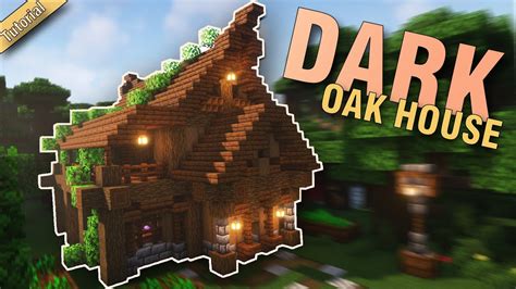 Minecraft: Dark Oak House | Tutorial - YouTube