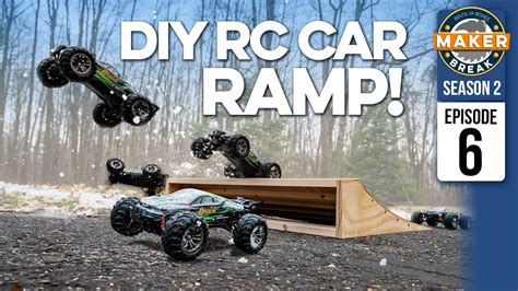 DIY RC Car Ramp anyone can build! How fast can we break our Christmas ...