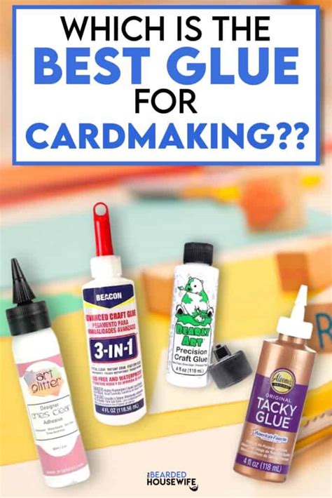 Which Glue is Best for Cardmaking? - The Bearded Housewife