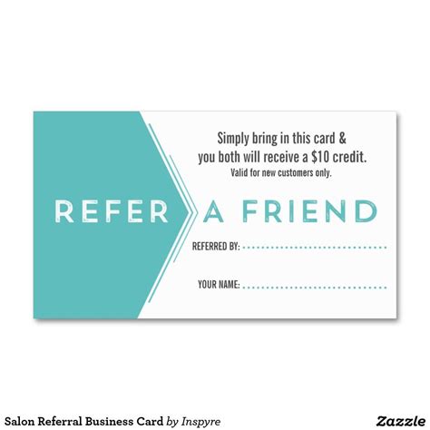 Salon Referral Business Card | Zazzle | Referral Cards Regarding ...