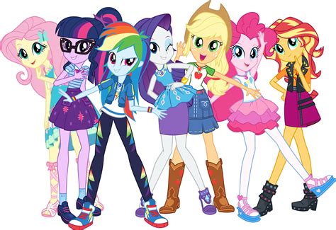 MLP Equestria Girls Digital Series full group pose 2 - My Little Pony ...