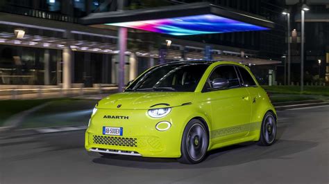 2023 Abarth 500e Electric Hot Hatch Debuts With 155 HP, Fake Gas Engine ...