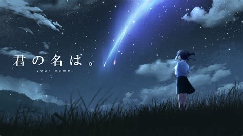 Anime Your Name. Mitsuha Miyamizu Kimi No Na Wa. Fondo de Pantalla ...