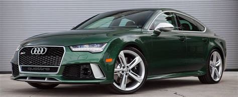 2016 Audi RS7 in Verdant Green Looks like a Bentley - autoevolution