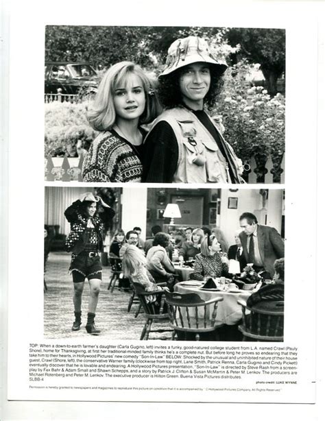 Son-In-Law-Carla Gugino-Pauly Shore-8x10-B&W-Still-Comedy-Drama-Romance ...