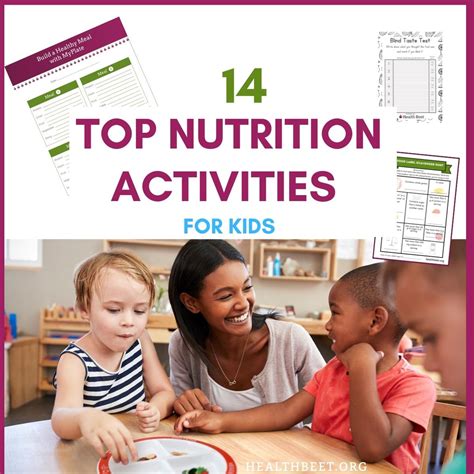 14 Engaging Nutrition Activities and Games for Kids {with worksheets ...