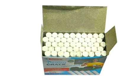 Dustless Chalk (White) - Pack of 50 - Monaf Stores