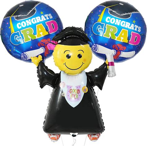 Buy Congrats Grad Graduation Balloons 2022 - Large 40 Inch, Foil ...