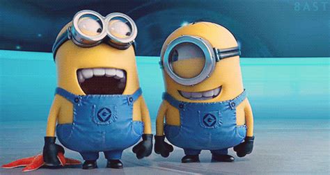 Despicable Me Laughing Minions GIF - Clevver | Minion gif, Minions ...