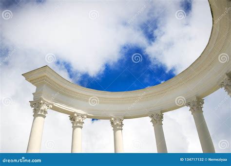 Portico with columns stock photo. Image of rome, ancient - 134717132