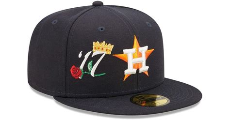 KTZ Synthetic Navy Houston Astros 2017 World Series Champions Crown ...