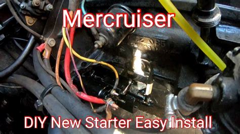 How To Replace Starter On Mercruiser 3.0