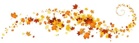 Falling Autumn Leaves Clipart