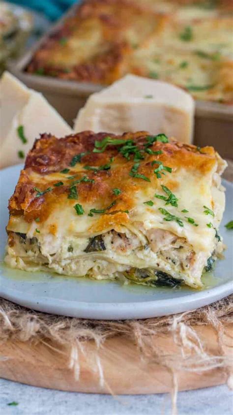 Chicken Alfredo Lasagna - The Shortcut Kitchen