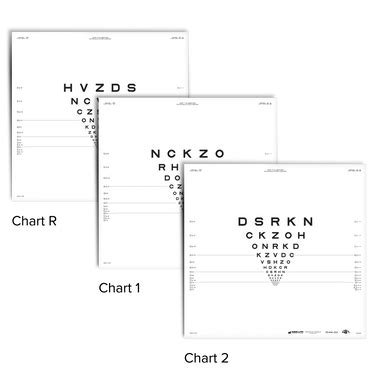 Original Series ETDRS Chart for 6.5 feet (2 meters) - accuspire