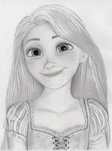 13+ Rapunzel Tegning Print For You