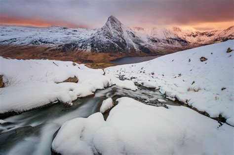 Wales Snowdonia landscape photography prints for sale | Winter sunset ...